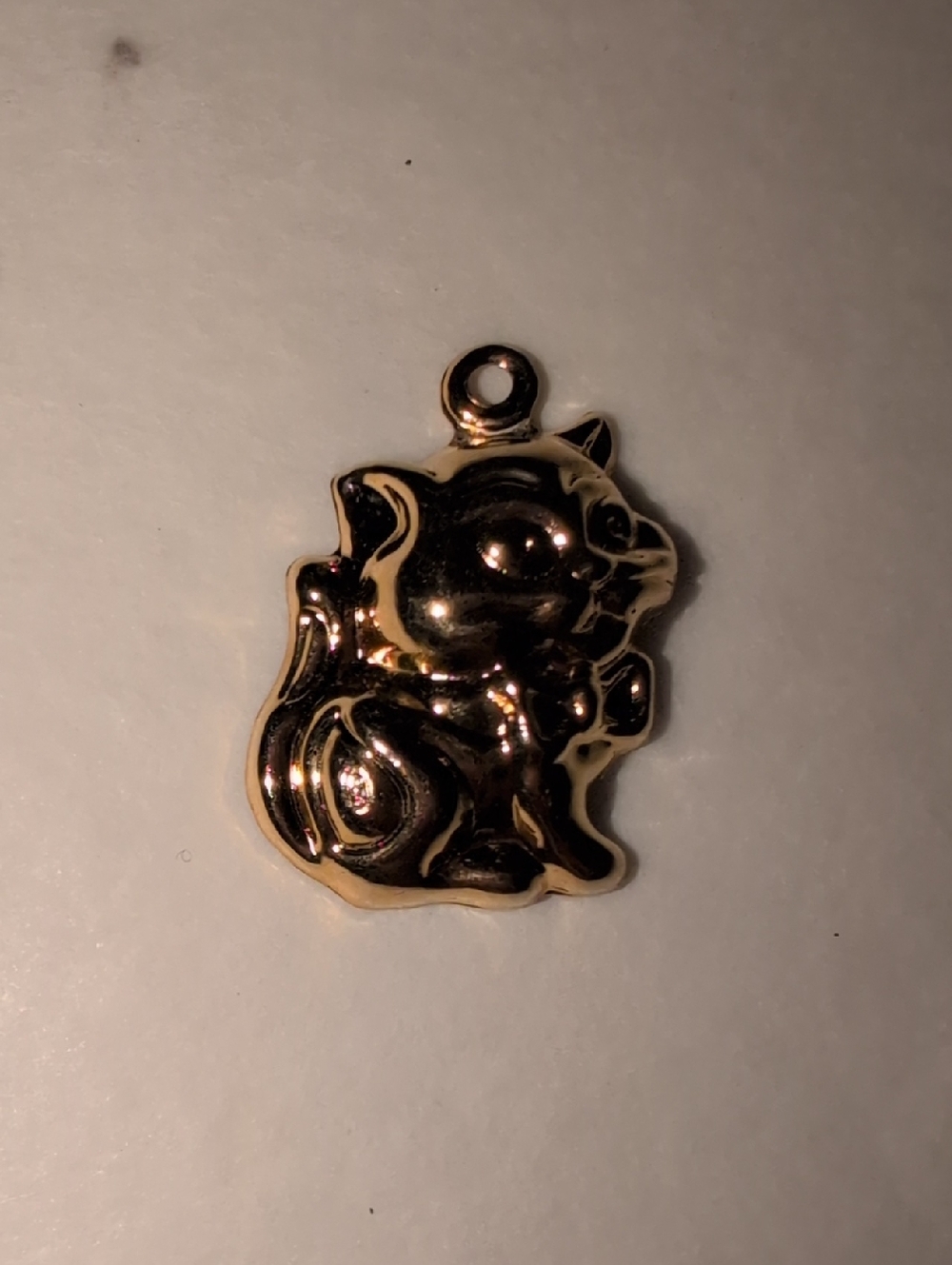 ❤️‍🔥10/$10❤️‍🔥 Mini Gold Cat Charm Pendant